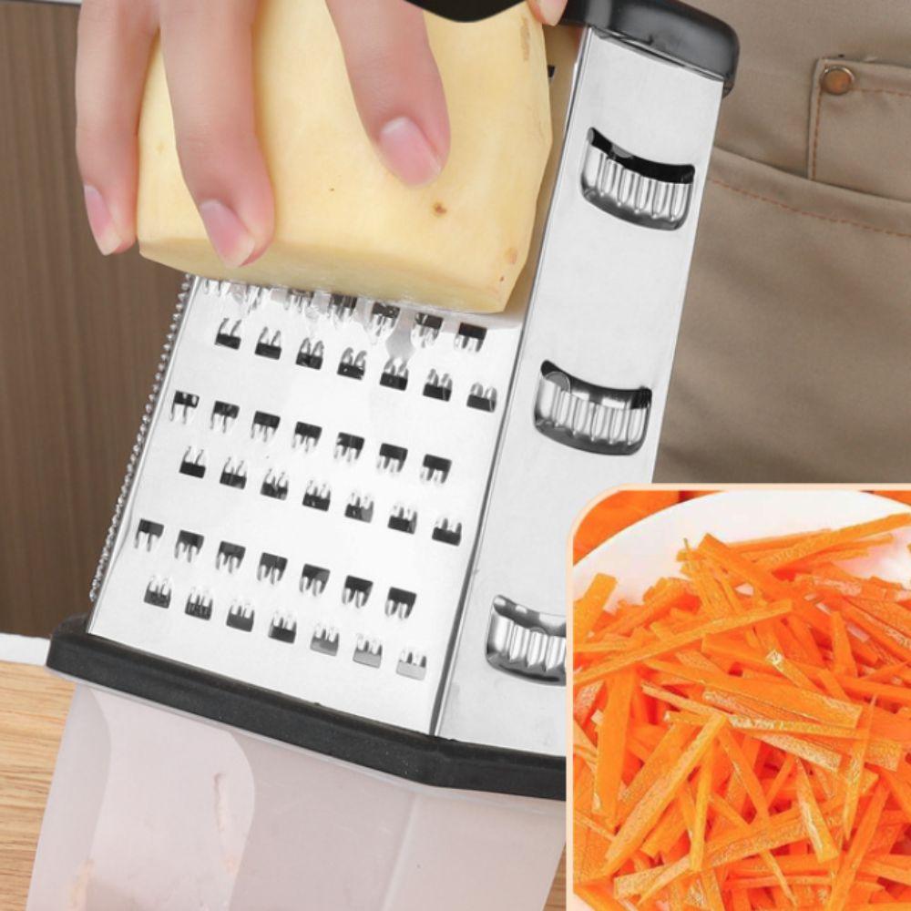 Manual Multifunctional Vegetable Grater 6 Sides Cheese Grater Vegetable Slicer Potato