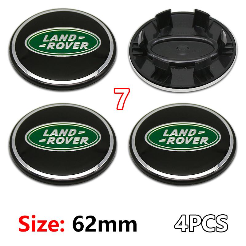 4pcs 62MM Wheel Center Caps Hub Car Rims Dust-proof Cover Hubcaps for Land Rover Evoque Ranger Sport 1 SVR Range Rover Discovery SA5