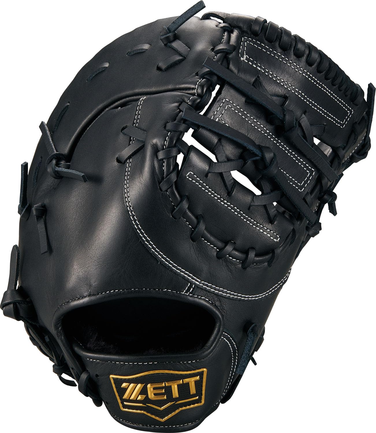 ZETT Soft Steer First Base Mitt Softball Left-Handed Use BRF352613 Black