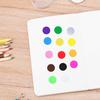 JANYUN 2688 Pcs 1 Inch Round Coding Circle Dot Labels, 16 Colors