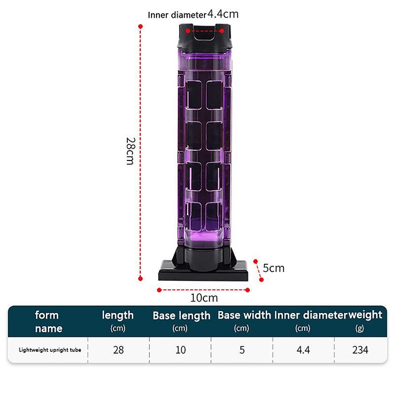New Fishing Box Rod Stand Fishing Box Rod Barrel Holder Fishing Box Pole Accessories Suit For Opass Meiho Versus Daiwa