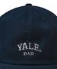 Berretto da papà ricamato YALE Blu Navy