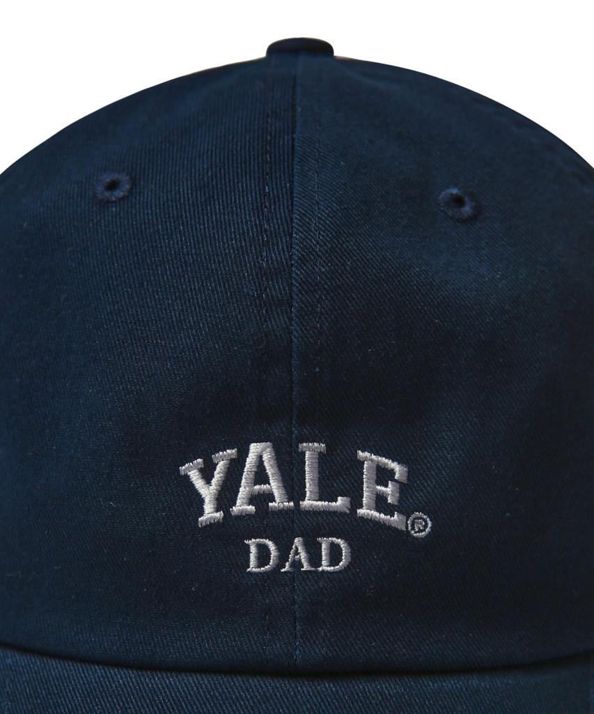 Berretto da papà ricamato YALE Blu Navy