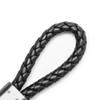 Center Hub Cap Hand-Woven Leather Car Key Ring Rope Key Chain Waist Keychains for Mitsubishi Outlander Pajero L200 Ralliart