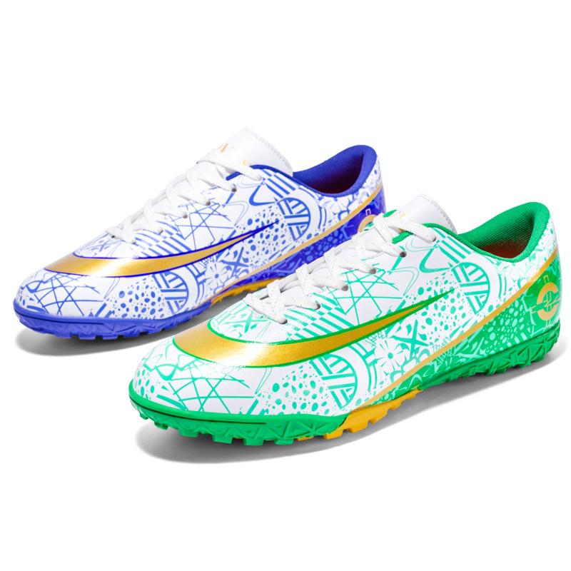 Football shoes for boys New men's and women's long and short nails Non-slip students Adult competition Campus training