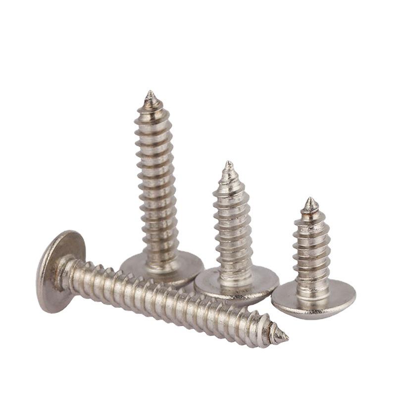 High-Strength Stainless Steel GB407 Durable Cross-Head & Flat-Head Self-Tapping Screws for Communication Equipment Assembly