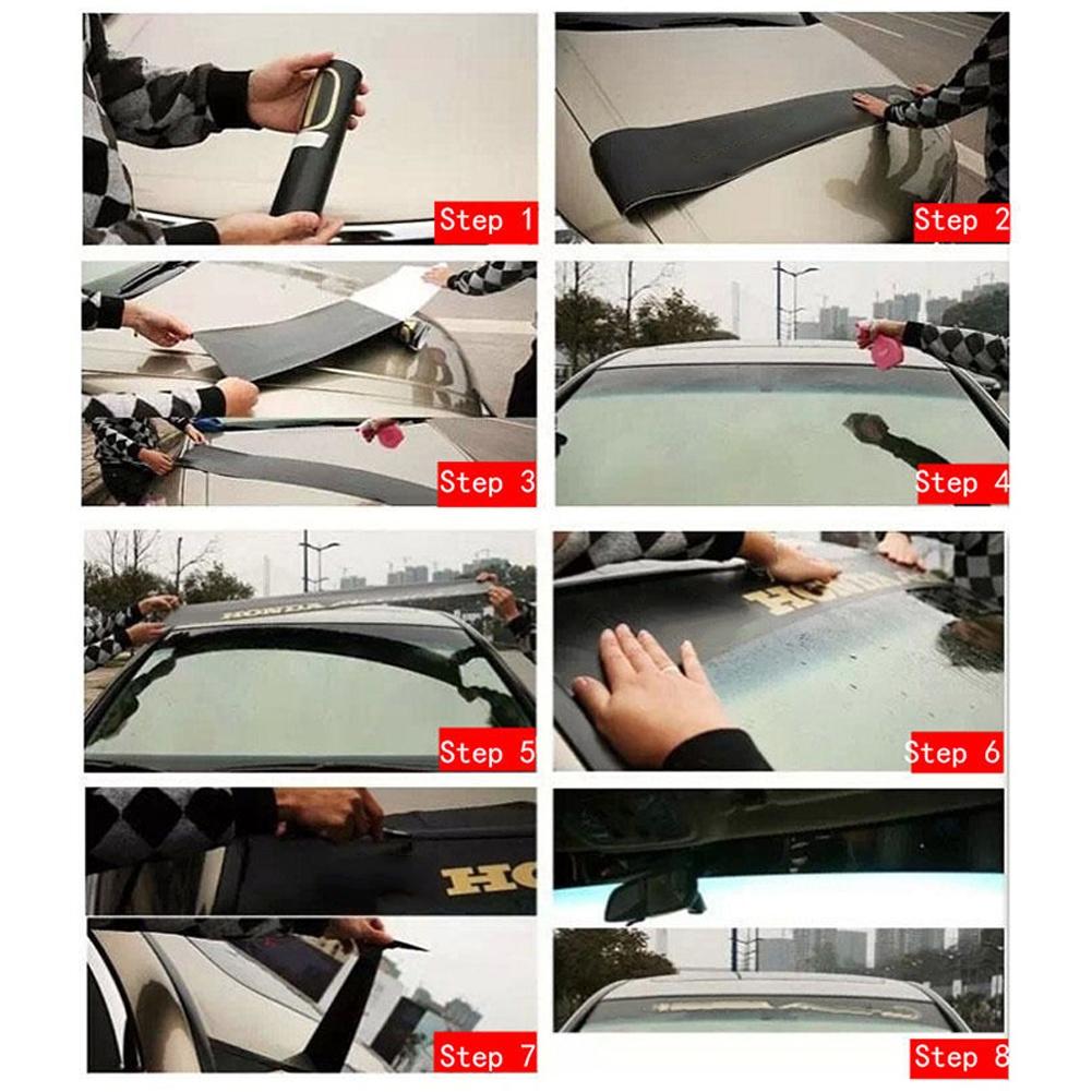 Front View Car Auto Sticker Vinyl Decal Double Sided Decorative Graphic Wrap Kit