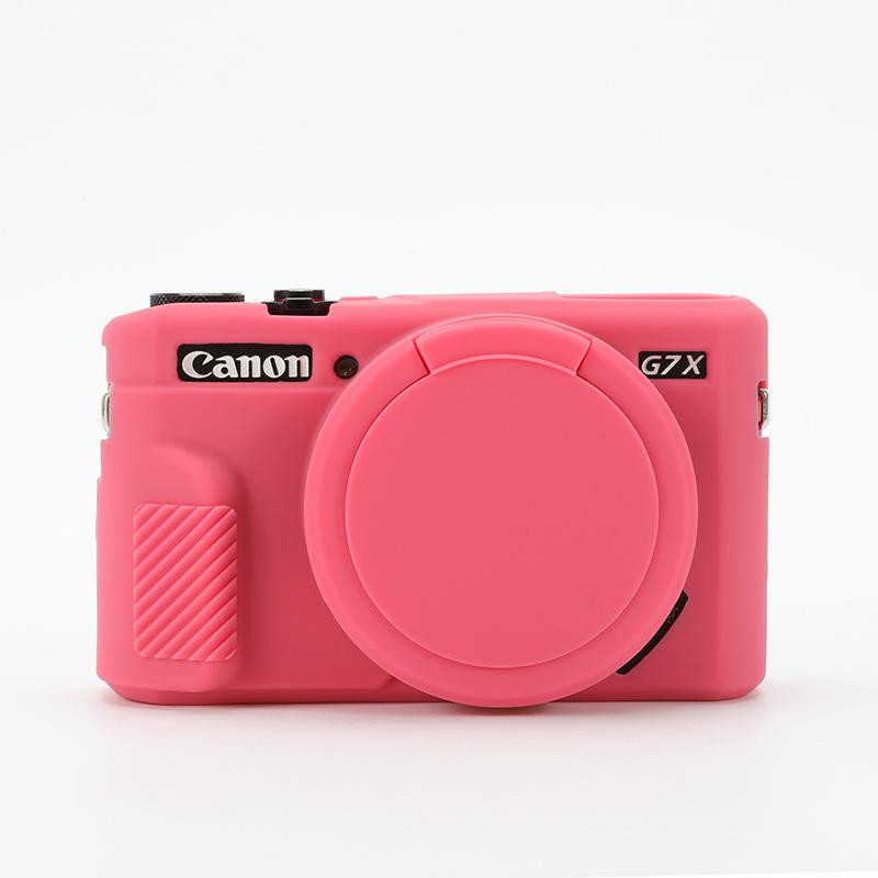 Silicone Case for Canon PowerShot G7X Mark II - Protective Soft Shell Cover & Camera Bag