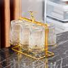Plastic Cup Storage Holder Kitchen Cup Drainer Stand Bottle Dish Drainer Polished Surface Space Saving Cups Organizer