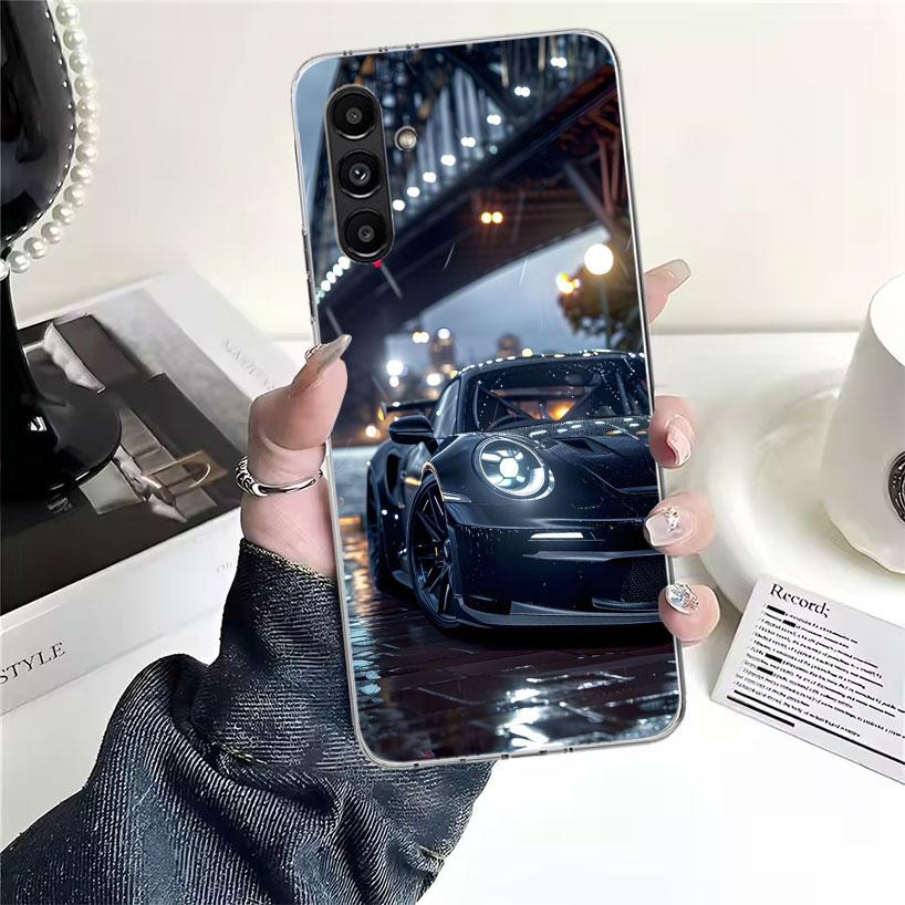 Sports Car 911 Phone Case For Samsung Galaxy A13 A14 A15 A16 A17 A53 A54 A55 A56 A57 A33 A34 A35 A36 A37 A23 A24 A25 A26 Galaxy