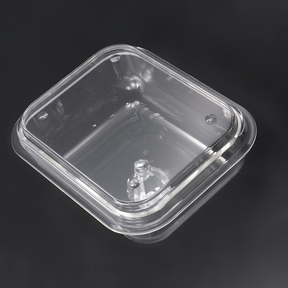 Rectangular Butter Holder Transparent Butter Keeper Tray Convenient Butter Dish Container  Kitchen