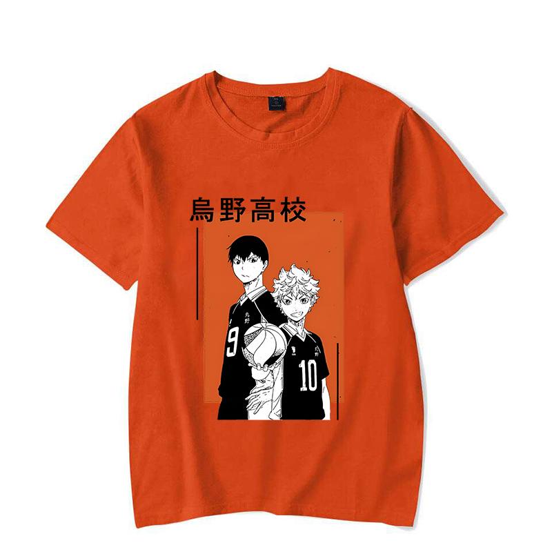 Hot Hinata Shoyo Tobio Kageyama Print Short Sleeve T Shirts Women Men Casual Shirts Summer Crew Neck Anime T-shirts