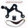Mini Belt Sander DIY Sanding Machine Stainless Steel Tube Pipe Polisher Grinder Tool Sanding Polishing Grinding Machine