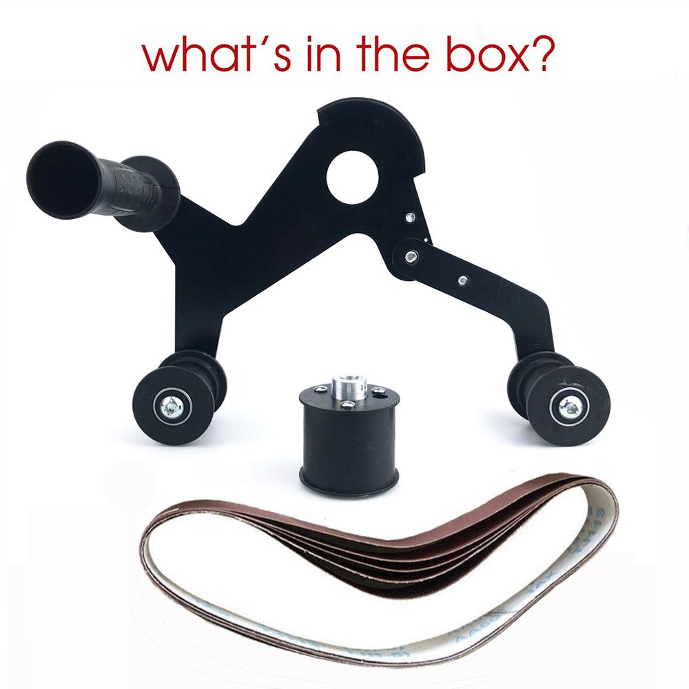 Mini Belt Sander DIY Sanding Machine Stainless Steel Tube Pipe Polisher Grinder Tool Sanding Polishing Grinding Machine