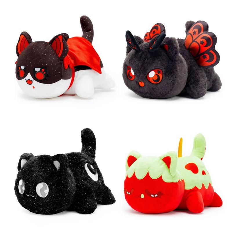 Red Moth Aphmau Cats Plush Toys Cartoon Stuffed Dolls Decoration Gifts Kids