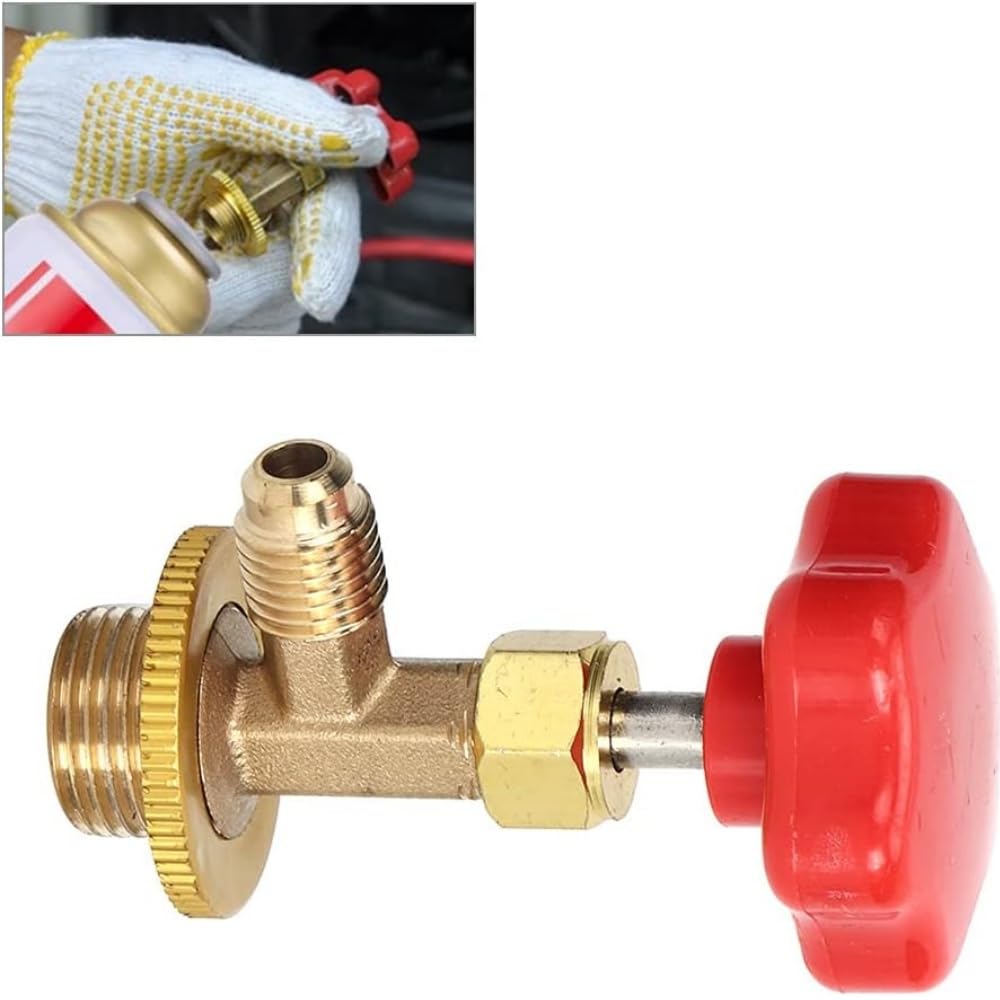 Tap Valve R134a Open Valve for Car Air Conditioner, Gas Charge, Supplies, M14