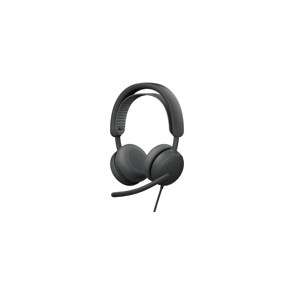 

Logitech Zone Wired 2 Adaptive Hybrid Active Noise Cancelling Headset USB-C USB-A Dual Microphone Graphite