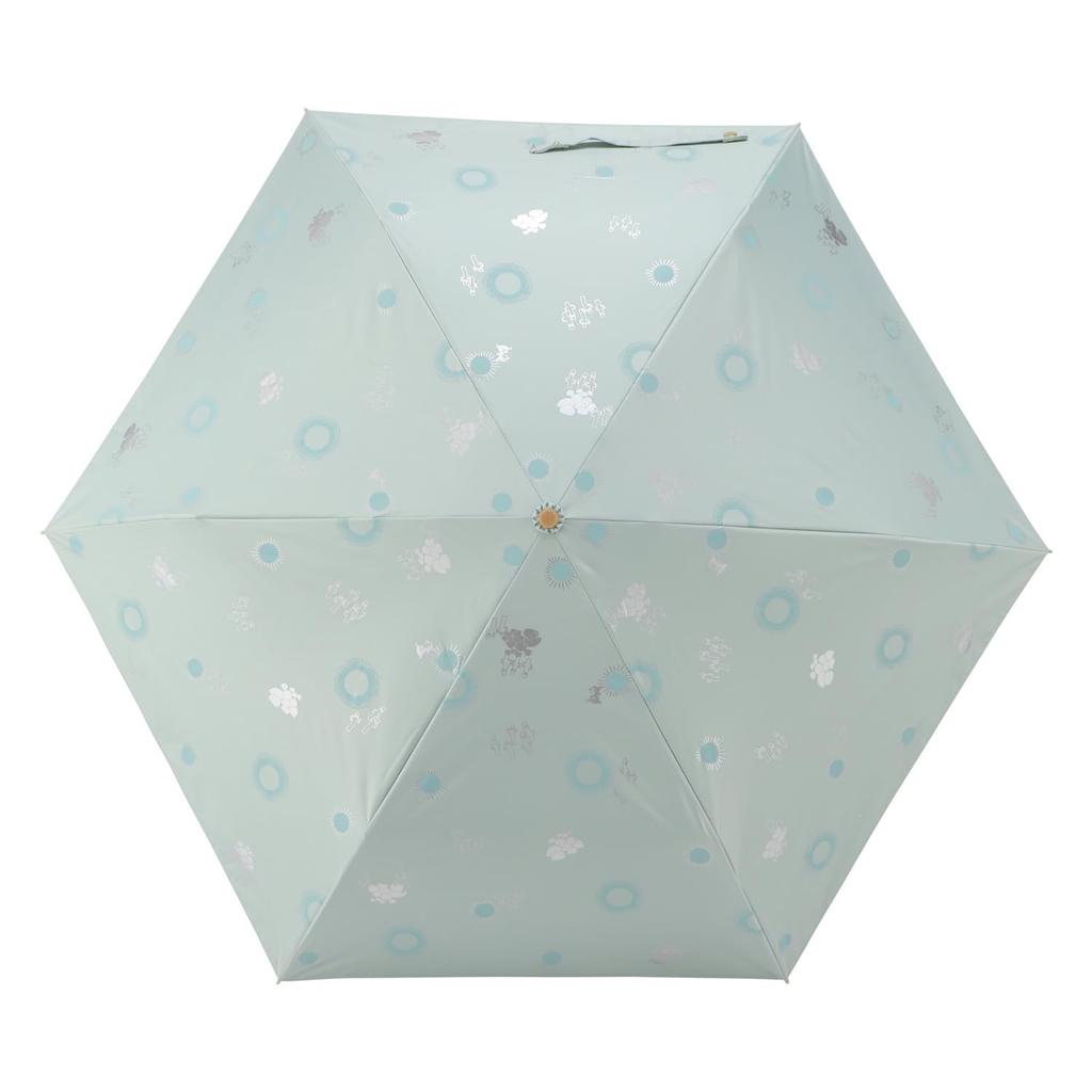 Ogawa Folding Heat and Light Over UV 6 Moomin Safety Cover Product 56219 (Ogawa) [2025] Women's Parasol, Blocking, 99% Protection, 50cm, Ribs,