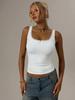 Lace Camis Women Solid Color V Neck Crop Tops Fashion Bow Tube Top Female Sleeveless Camisole