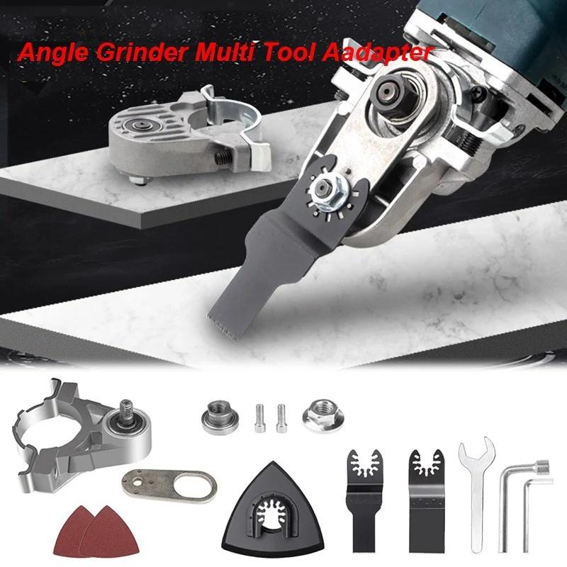Multifunctional Angle Grinder Attachment Converter Oscillate Saw Blade Adapter Multi Power Tool Part M10 M14 Type 100 115 125