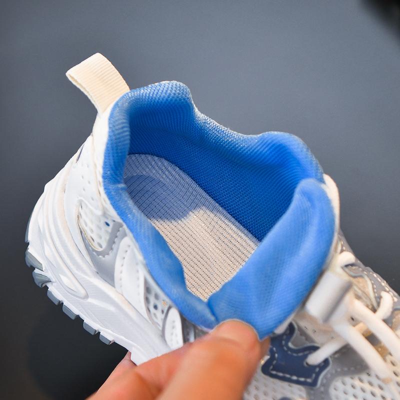 Girls Mesh Sports Shoes 2024 Summer New Children's Breathable Assorted Non-slip Running Kids Fashion Boys Soft Sneakers Simple