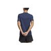 Adidas Hand-Drawn Pattern Letter Print Casual Running Short Sleeve T-Shirt Men Tops Dark-Blue HJ9883
