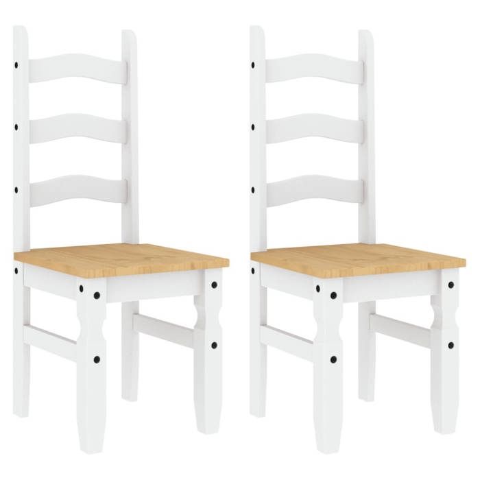 VidaXL Lot de 2 Chaises à Manger, Sièges à Dîner, Chaises de Repas, Meubles de Salle de Séjour Cuisine Maison Intérieur, 4005725