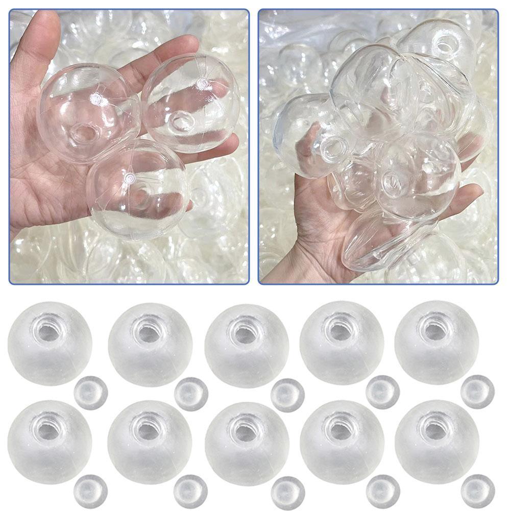 DIY Empty Ball Shell For Handmade Toy - Creative DIY Stress Relief Ball Kit Soft Slow Rebound Design Creative Building Craft Kit