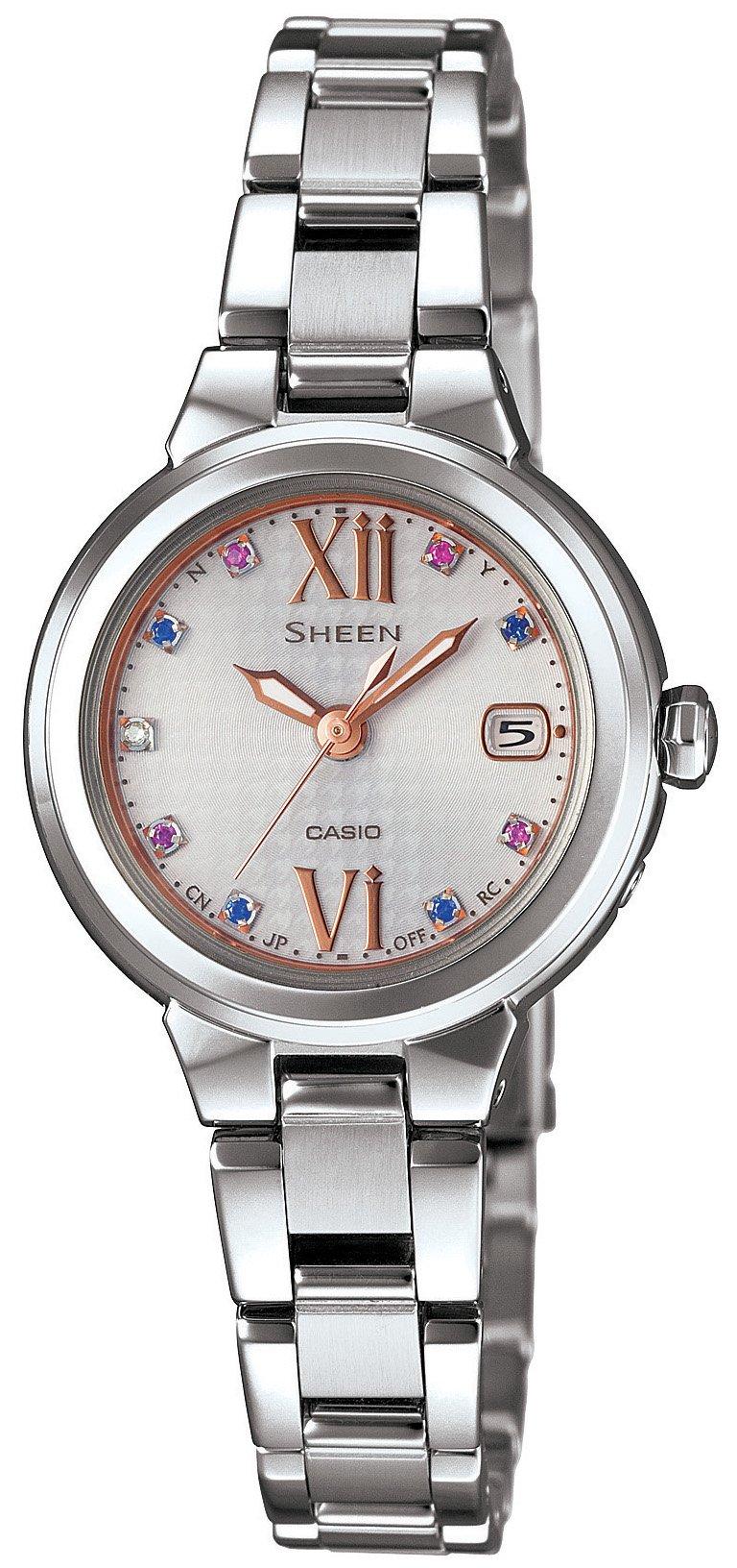 

[Casio] Wristwatch Scene Star Index Series ~Limited Edition~ Daytime Radio Solar SHW-1508BD-7A2JR Silver