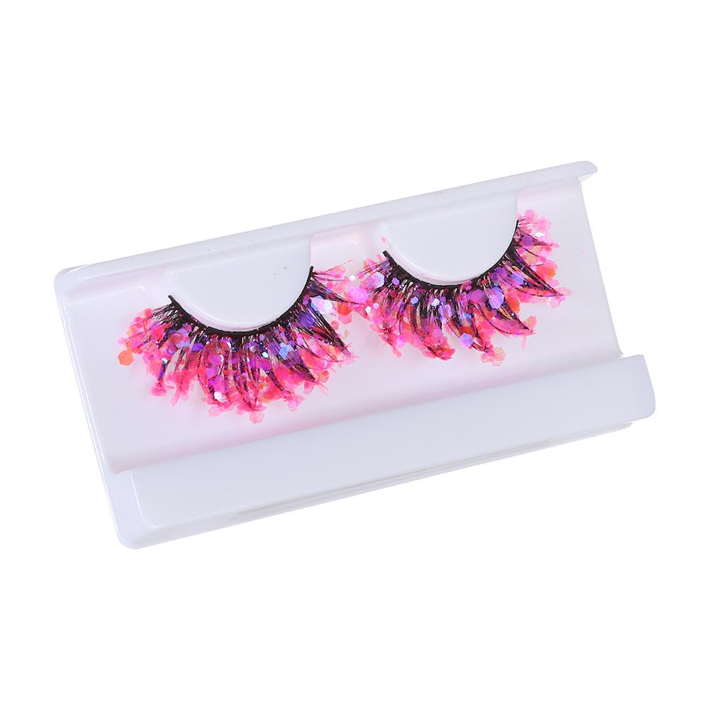 Eye Makeup Messy Long Fluffy Dramatic Luminous 3D Mink Lashes False Eyelashes 25mm