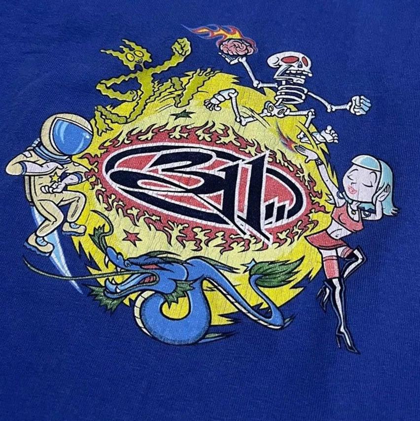 Vintage Classic 311 Band Cartoon T Shirt New S5XL  ZL512  Unisex T-Shirt XL