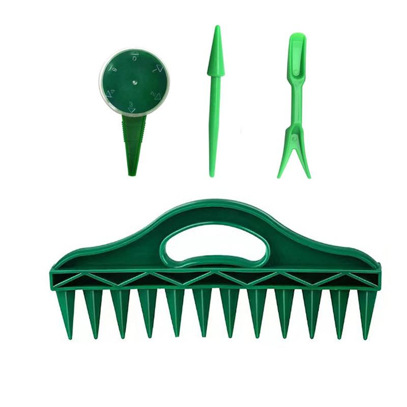 Sowing Seed Dispenser 12 Holes Seed In Soil Digger Planter Garden Seed Spacer Adjustable Garden Seeder Seeding Puncher