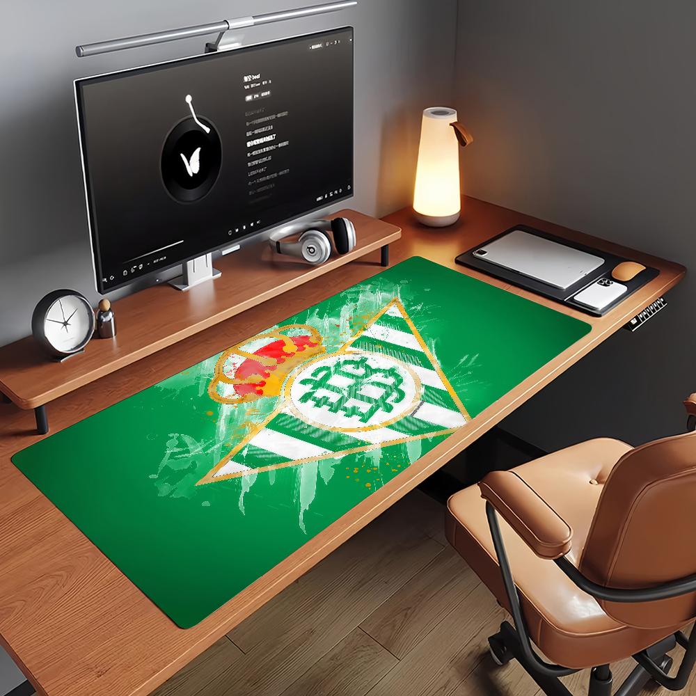 Art of R-Real B-Betis-S Balompié Mouse Pad Non-slip Rubber Gamer Balance Computer Mat Decoracion Deskmat Laptop Office Large
