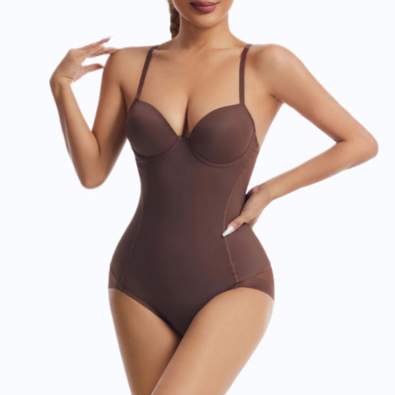 

Женский формирующий корсет для похудения всего тела, тренажер для талии, формирователь тела, моделирующий ремень, утягивающее белье, женские корсеты, контроль живота, корректирующее белье с ластовицей M коричневый
