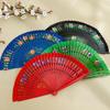 Folding Fan Wood Spanish Fan For Dancing Printing Hand Folding Fan Home Decorations