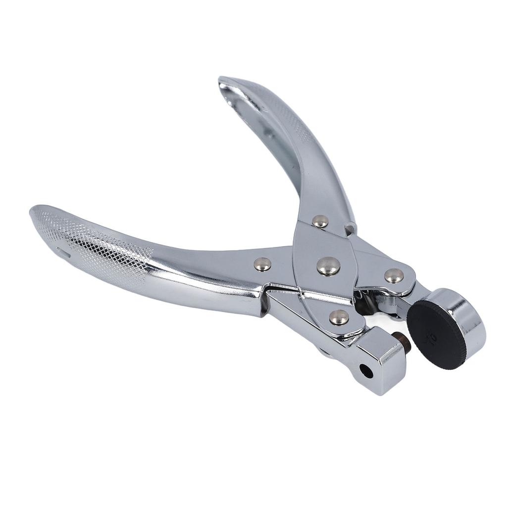 Plastic Bag Hole Puncher Zinc Alloy Handheld Single Round Hole Punch for Thin Film PE OPP PVC Bags