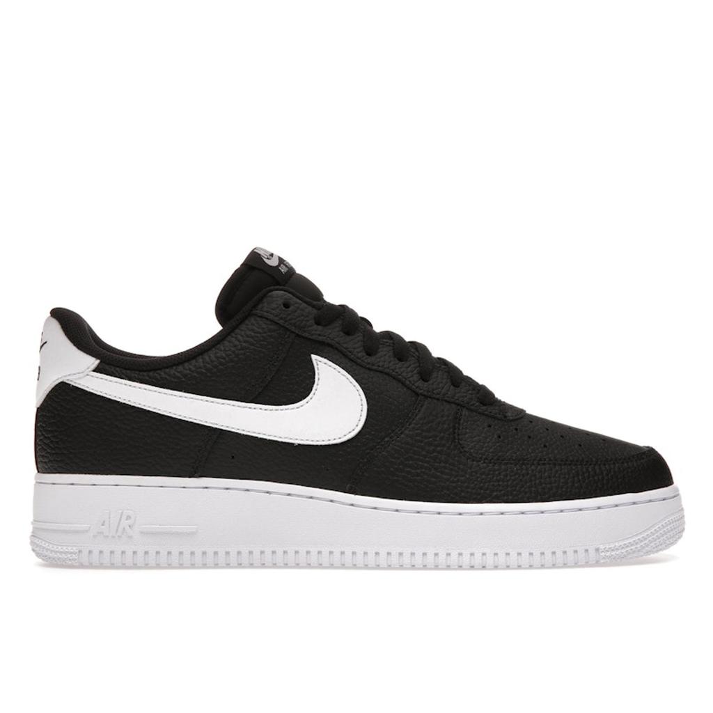 Nike Air Force 1 07 Black White Tumbled Men Sneakers CT2302-002