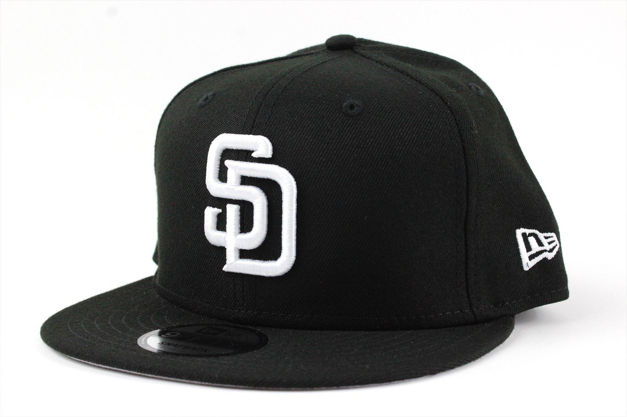 

[New Era] Кепка MLB Snapback 9FIFTY BLACK & WHITE Национальная лига Сан-Диего Падрес