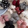 Korean Style Cute Little Flower Scrunchie for Women Love Bow Plaid Pattern Hair Rope Elastic Hair Band Hair Accessories