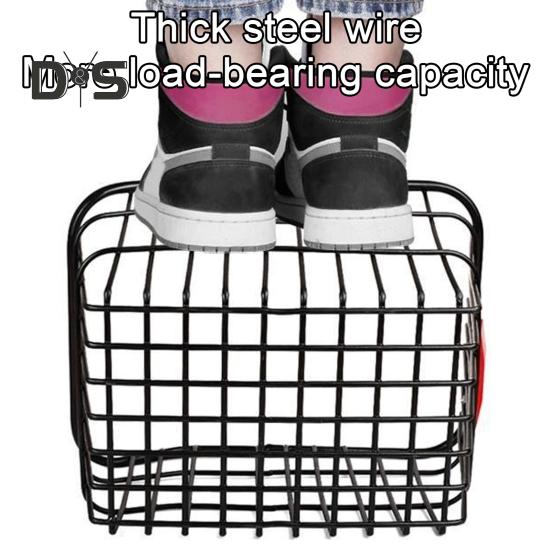 Bike Rear Storage Basket Heavy Duty Large Capacity Universal MTB Road Mountain Bicycle Metal Wire Basket Bike Accessories