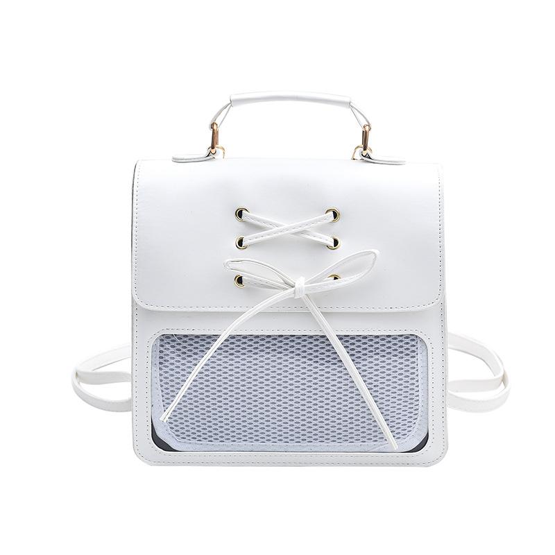 

Fashion Multifunctional Backpack Versatile Commuter Bag Autumn And Winter Fashion Handbag белый