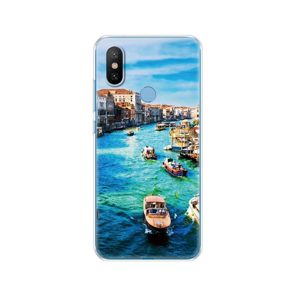 Xiaomi mix 2s için silikon kılıf xiaomi mi mix 2s için yumuşak kılıf kapak mix 2 s arka kapak koruyucu baskı coque