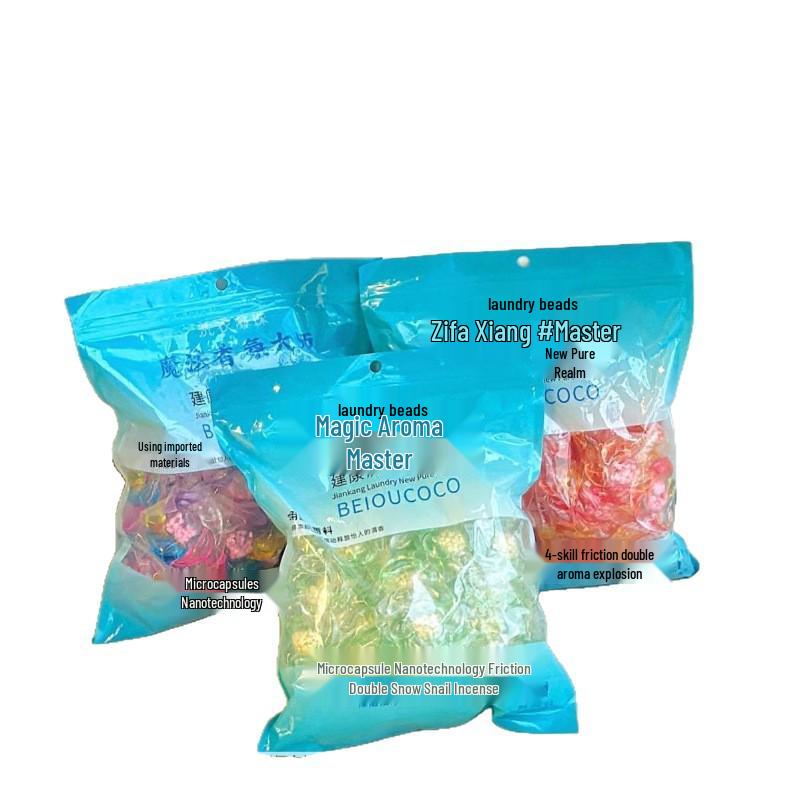 5D Fragrant Laundry Pods: Softening, Long-Lasting Scent Beads for Fresh Clothes - Camellia Colorful