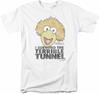 Fraggle Rock Terrible Tunnel Regular or Ringer Toddler Pullover Men's Crewneck T Shirt Short Sleeve Top Unisex Pure Cotton Tee White