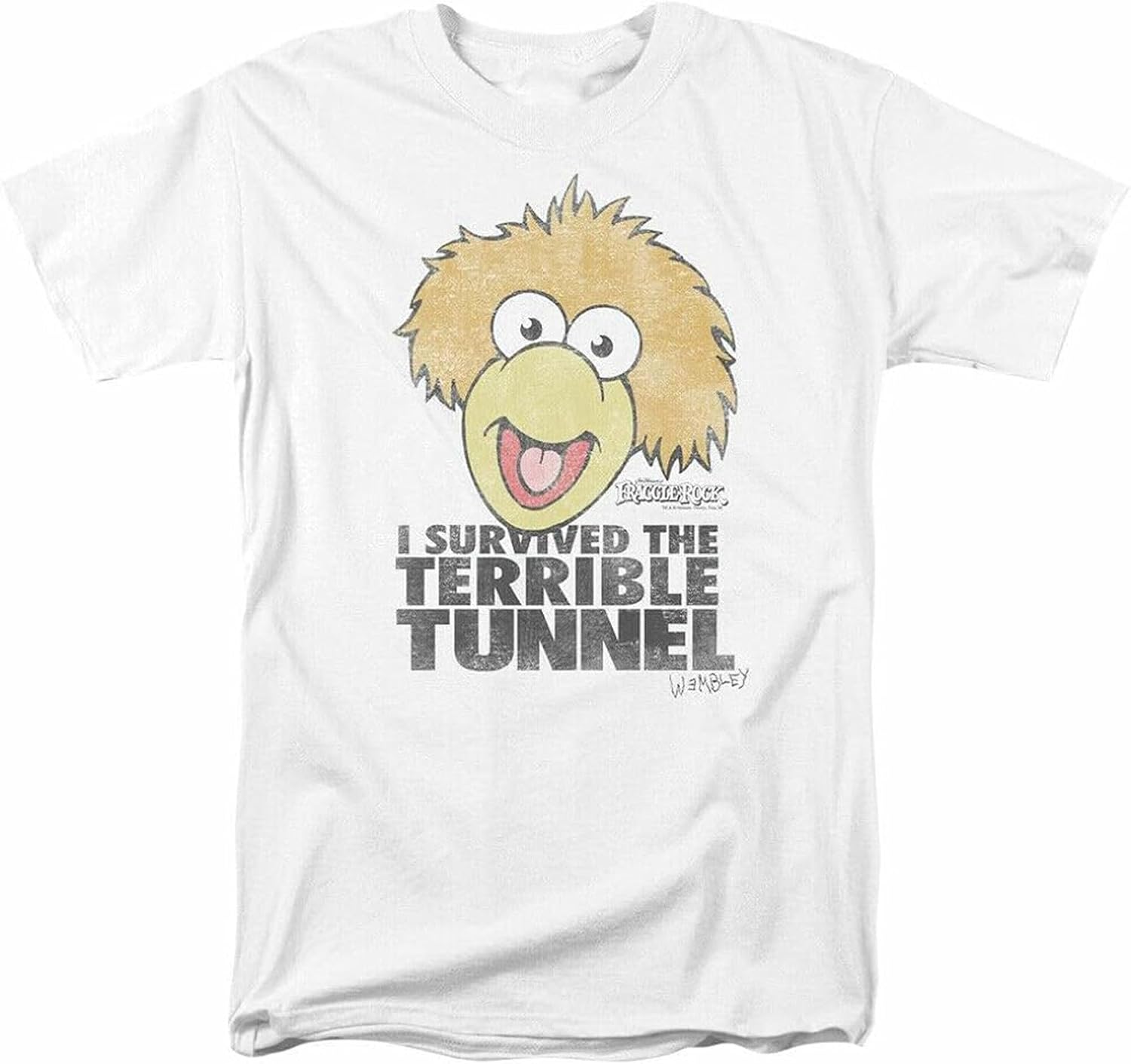 Fraggle Rock Terrible Tunnel Regular or Ringer - Toddler Pullover Men s Crewneck T-Shirt L белый