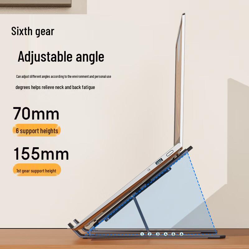 MECHREVO Ergonomic Adjustable Laptop Cooling Stand