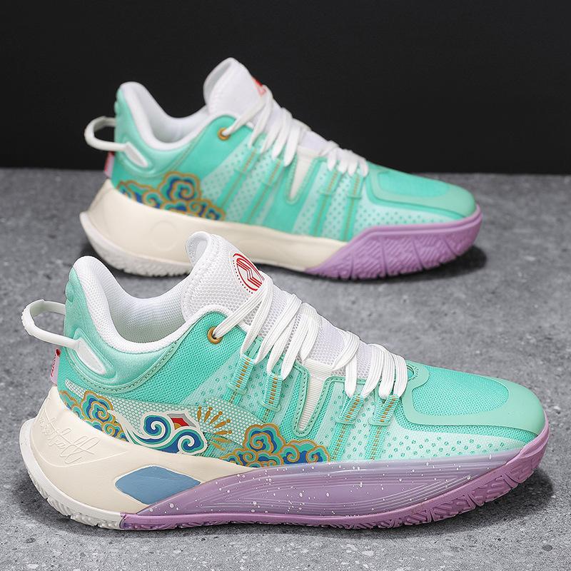22 Autumn and Winter 1 Basketball Shoes High-top Practical Competition Sneakers for Primary and Secondary School Students Outdoor Light Sports