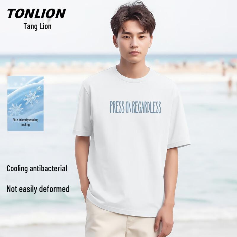 TonLion Men s Summer Antibacterial Cool T-Shirt 2XL