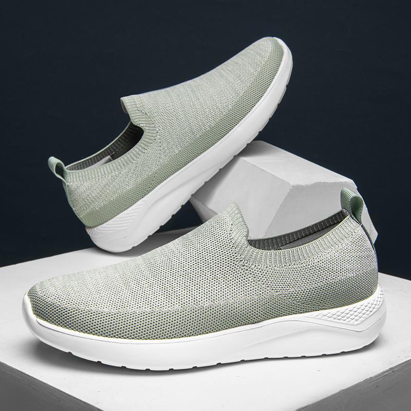 Fashion New Arrival Men Slip-ons Loafers Lightweight Walking Shoes Mesh Breathable Man Casual Sneakers Non-Slip Outdoor Driving Footwear