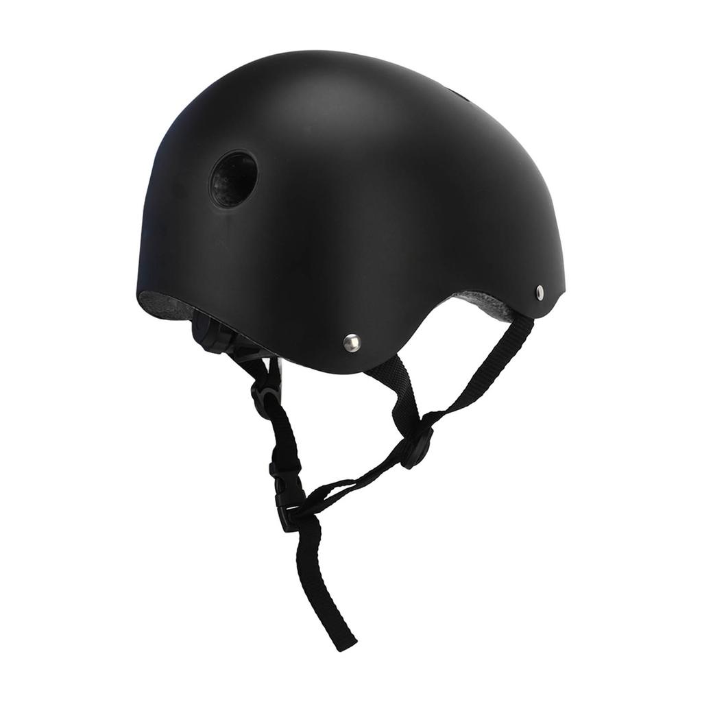 Skateboard Radfahren Helm ABS EPS Verstellbar Elektroroller Sicherheitshelm für Kinder Schwarz L